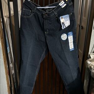 Riders by Lee Women's Dark Blue Straight Leg Jeans